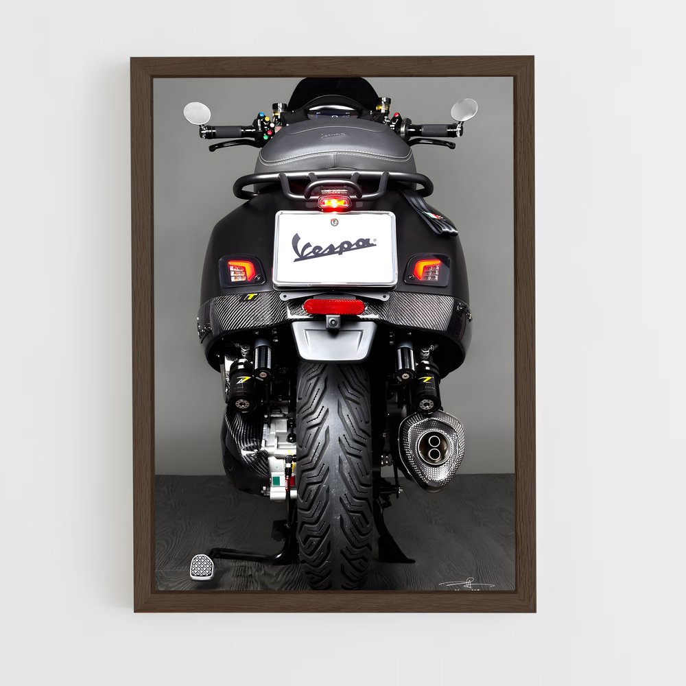 Poster Ride en Bois – affiche Vespa (vue 5)